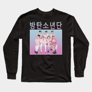 bts retro style Long Sleeve T-Shirt